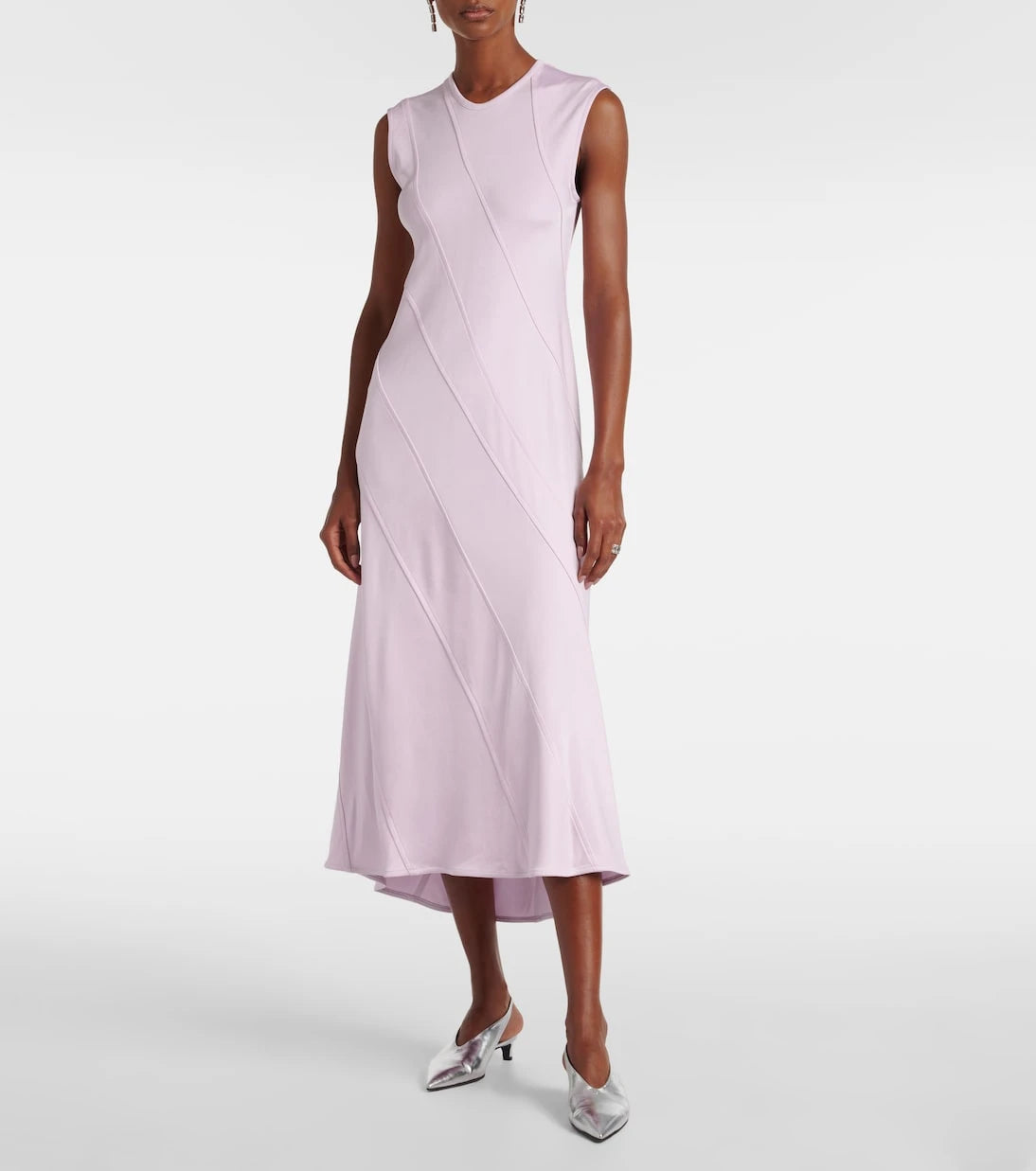 Jil Sander - Asymmetric midi dress