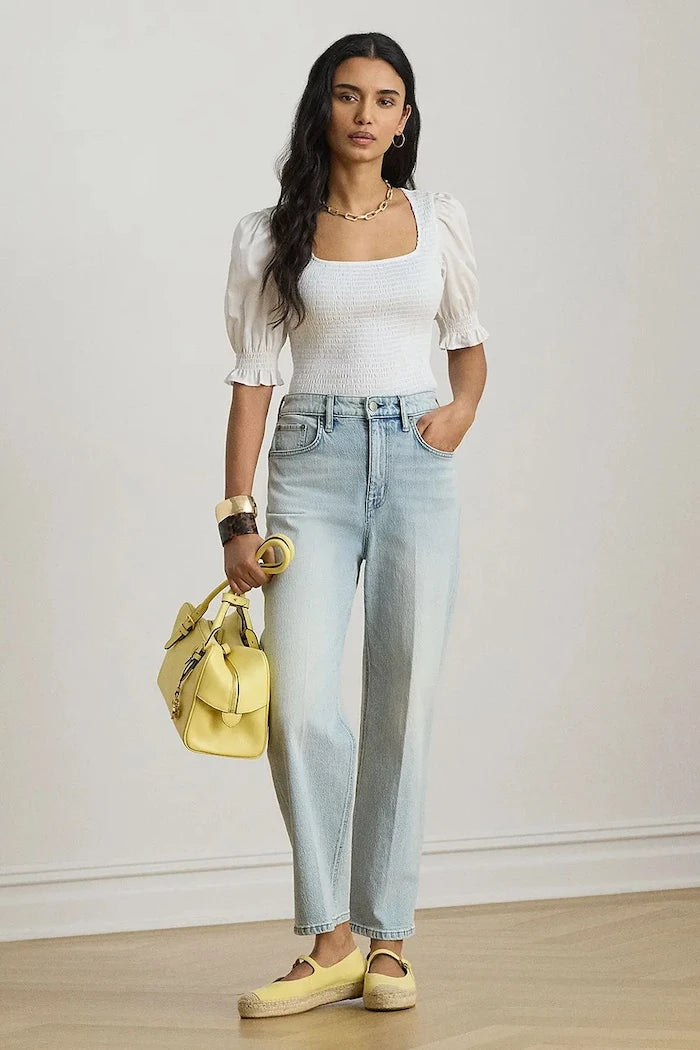Lauren Ralph Lauren pamuklu kadın bluzu