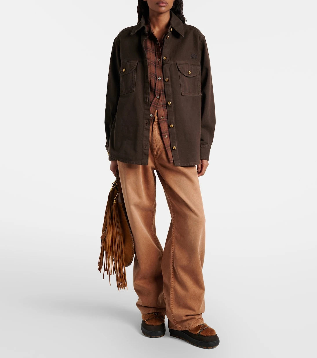 Bogner - Chamonix shearling and suede snow boots
