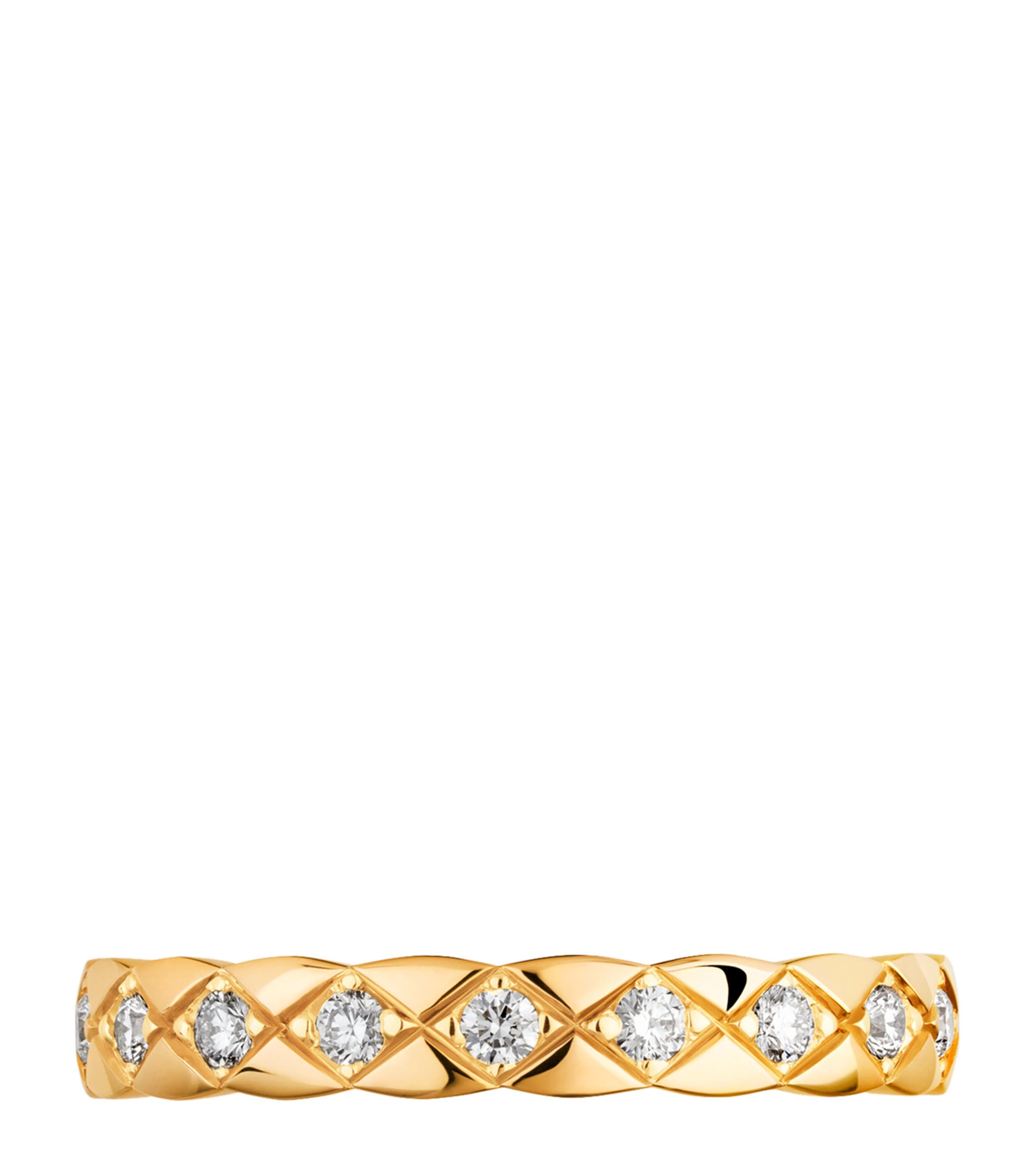 Yellow Gold and Diamond Coco Crush Ring