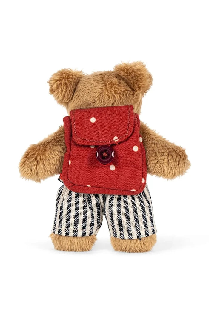 Konges Sløjd Плюшена играчка за деца TINY TEDDY BACK TO SCHOOL