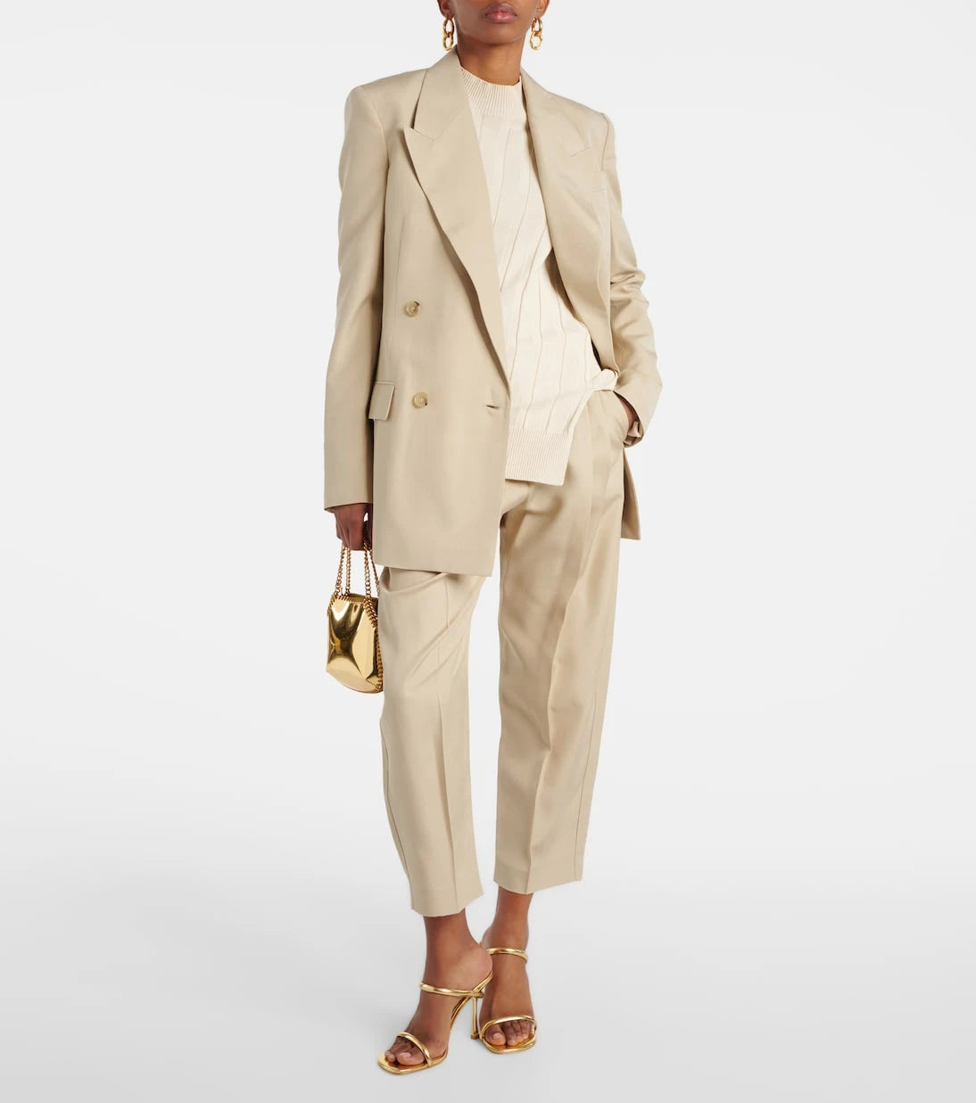Stella McCartney - Iconic high-rise cropped pants