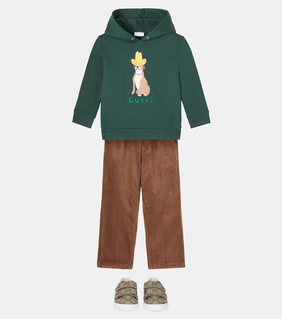 Gucci Kids - x Euan Roberts printed jersey hoodie