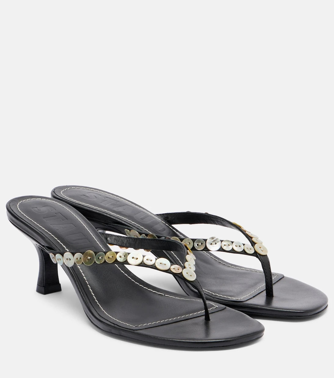 Staud - Freja leather thong sandals
