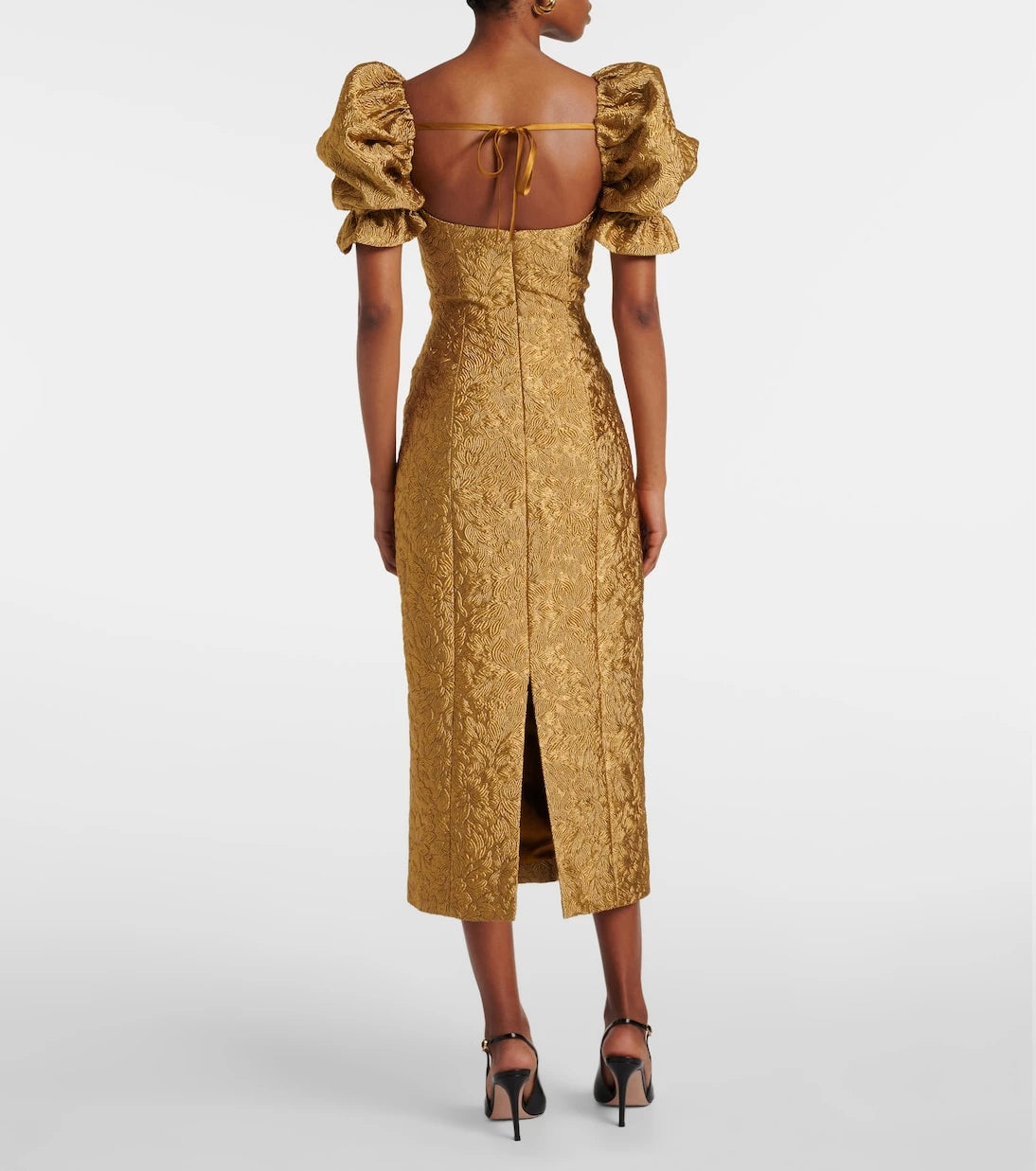 Markarian - Farrah floral brocade midi dress