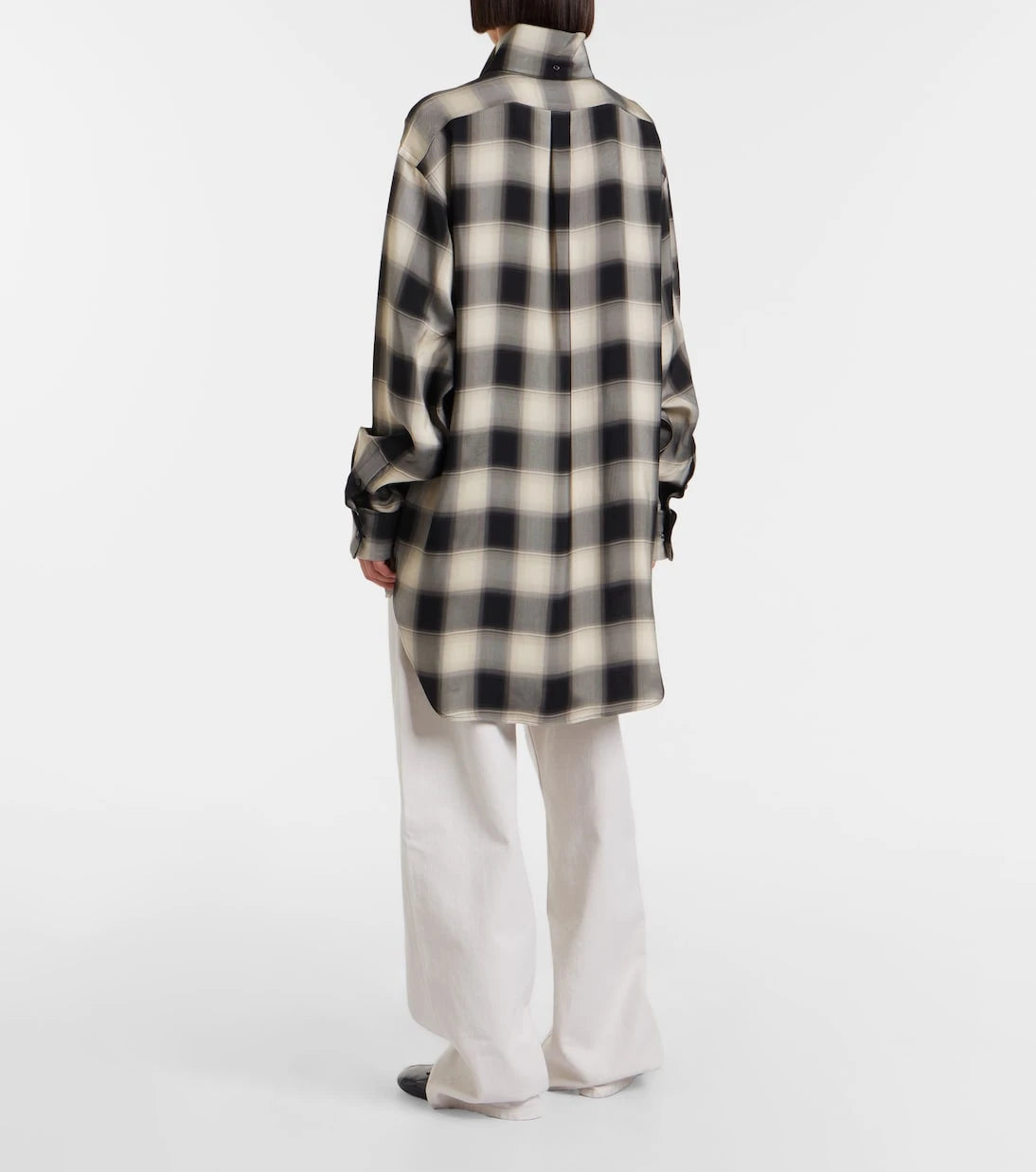 Phoebe Philo - Checked oversized shirt