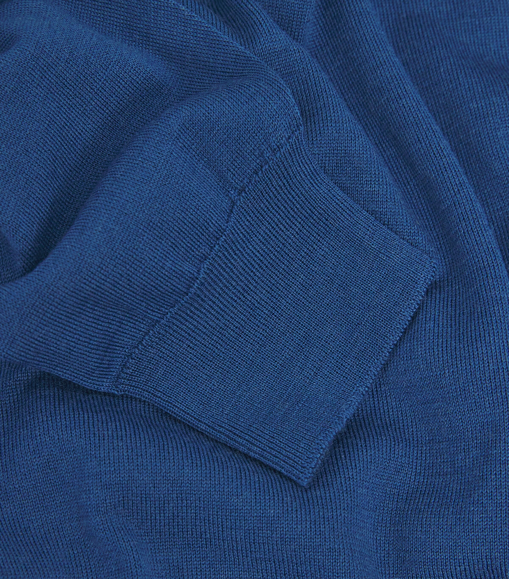 Blue Merino Wool Sweater