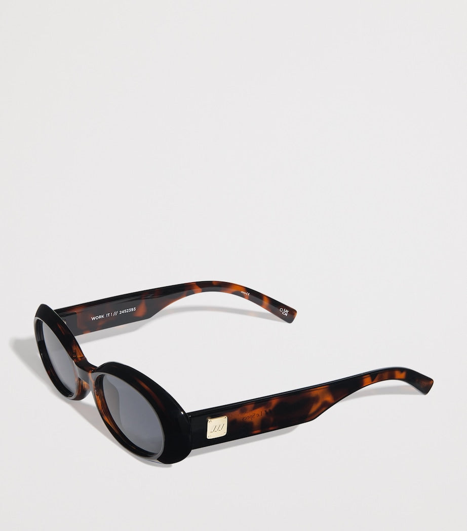 Le Specs Multi Work It! Oval Sunglasses