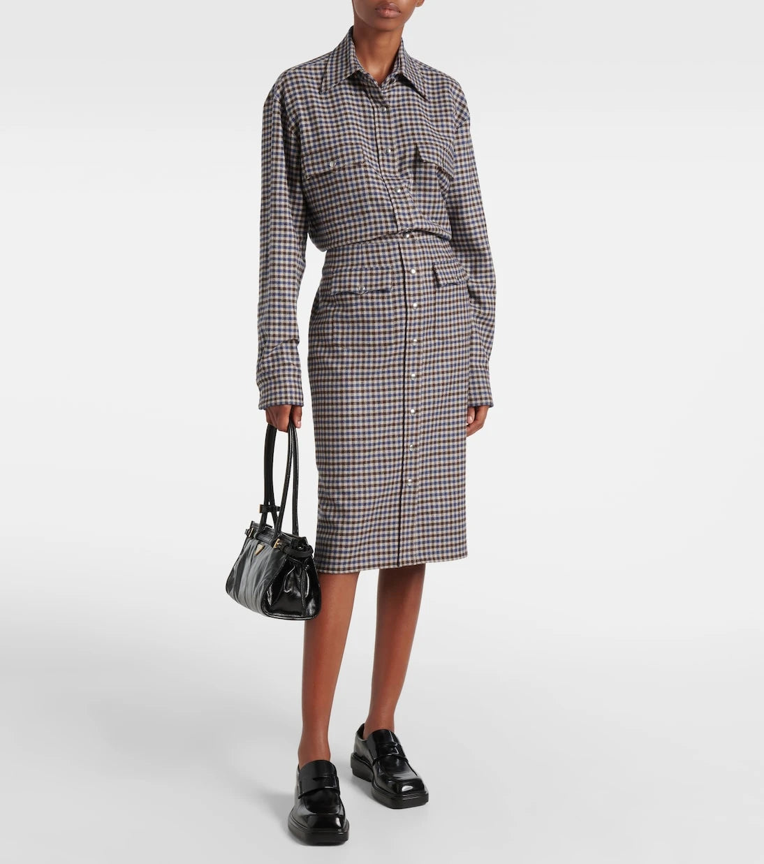 Prada - Wool pencil skirt