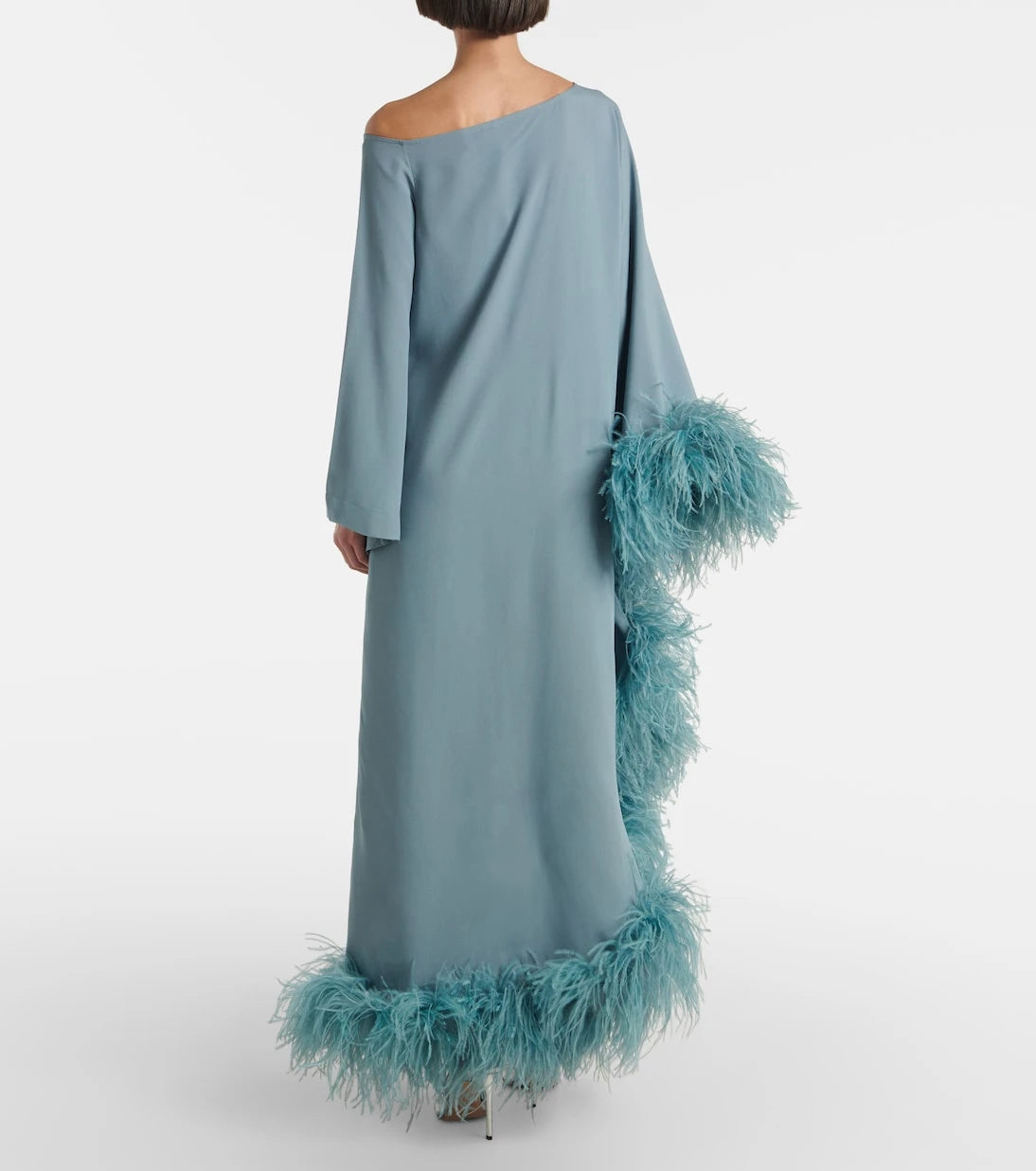 Taller Marmo - Ubud Extravaganza feather-trimmed gown