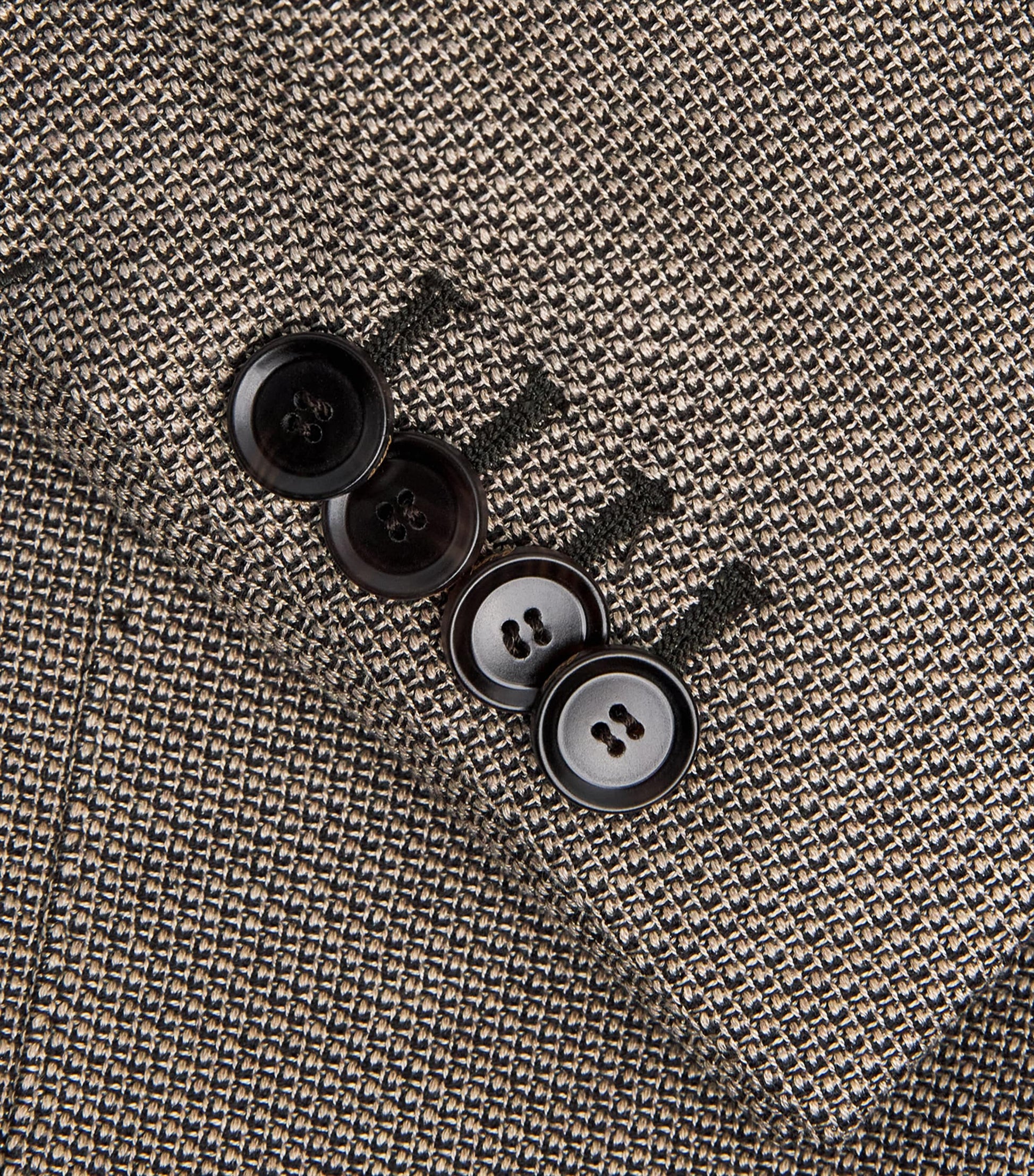 Brioni Grey Silk-Wool Single-Breasted Blazer