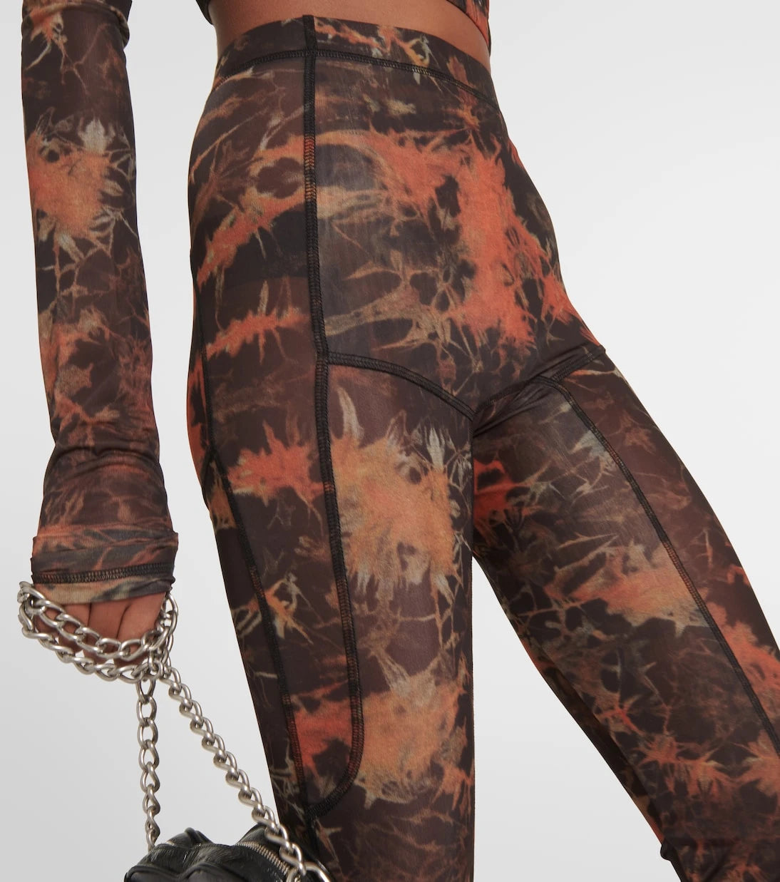 KNWLS - Halcyon printed jersey leggings