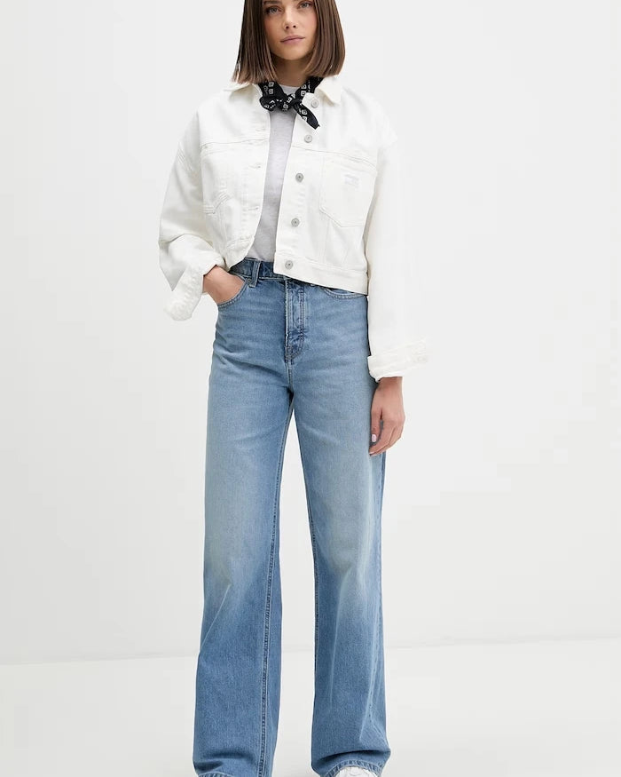 Tommy Jeans kadın pamuklu tişört