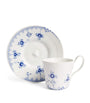 Blue Elements Teacup and Saucer