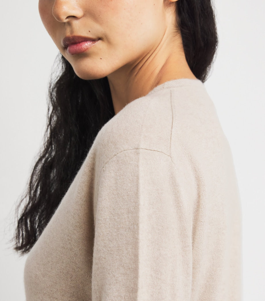arch 4 Beige Cashmere Crew-Neck Hebe Sweater