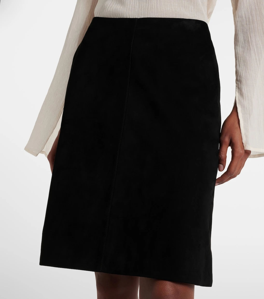 Toteme - Suede miniskirt