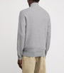 Polo Ralph Lauren Grey Cotton Half-Zip Sweater