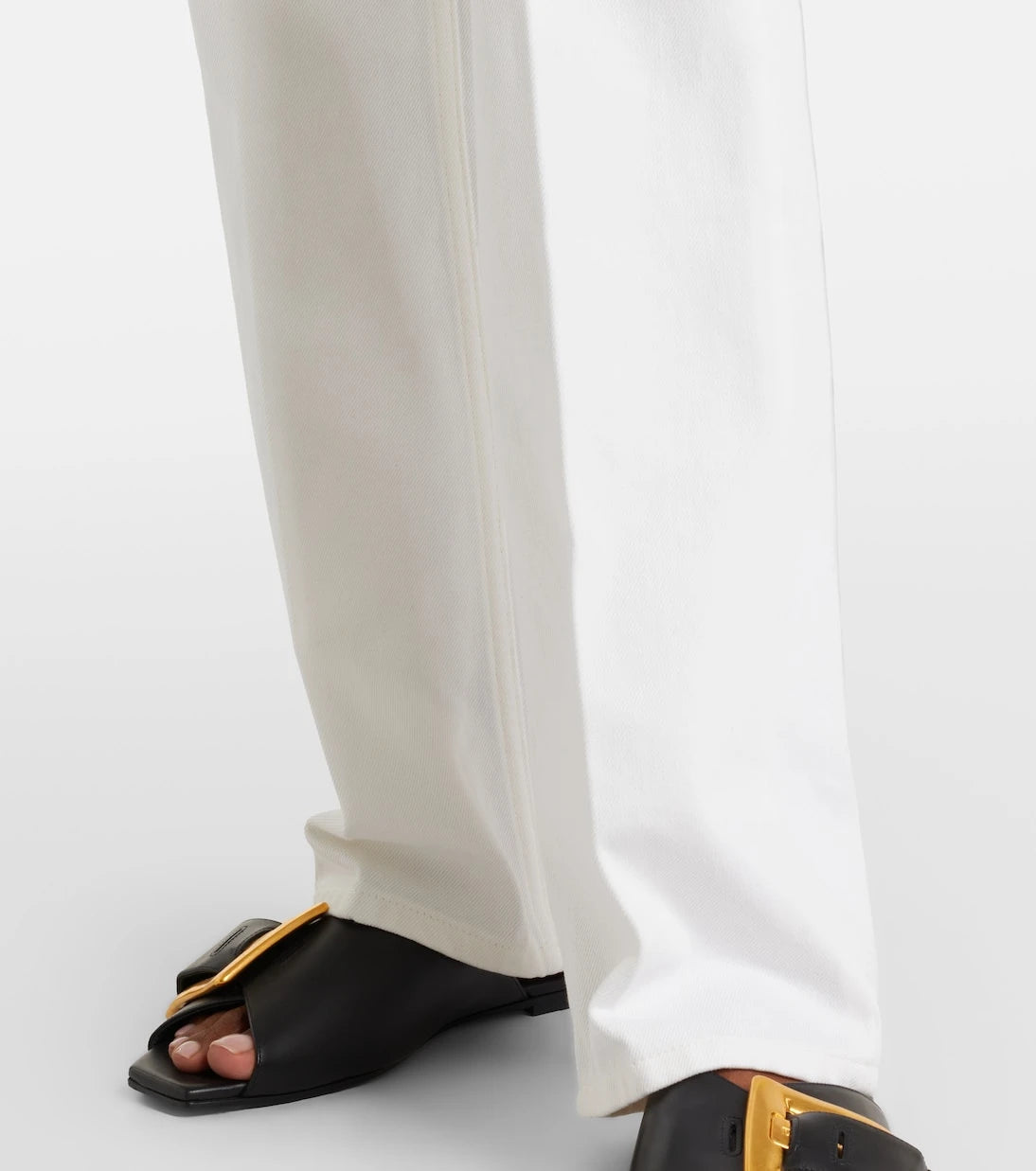 Balmain - High-rise straight jeans