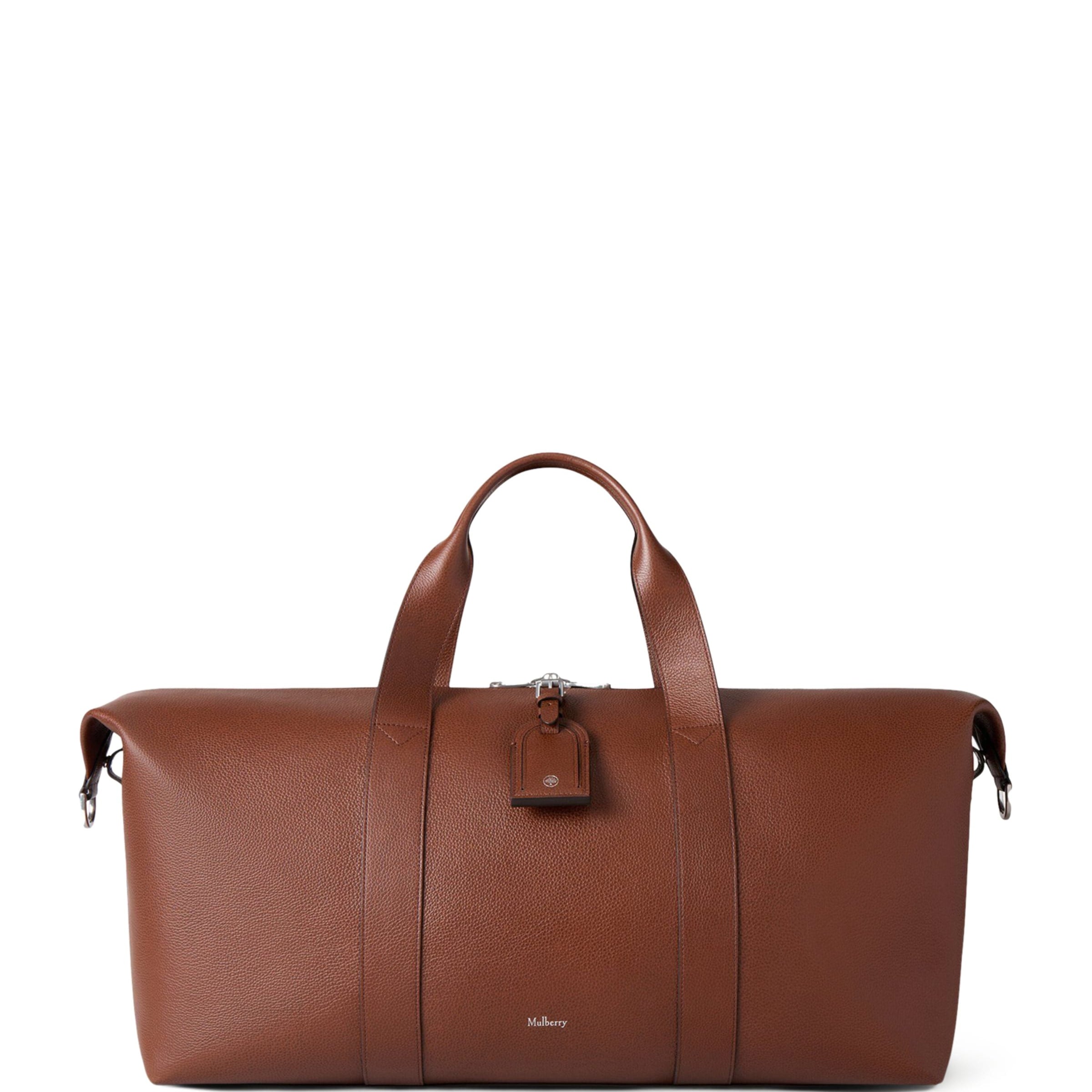 Mulberry Medium Leather Heritage Clipper Holdall
