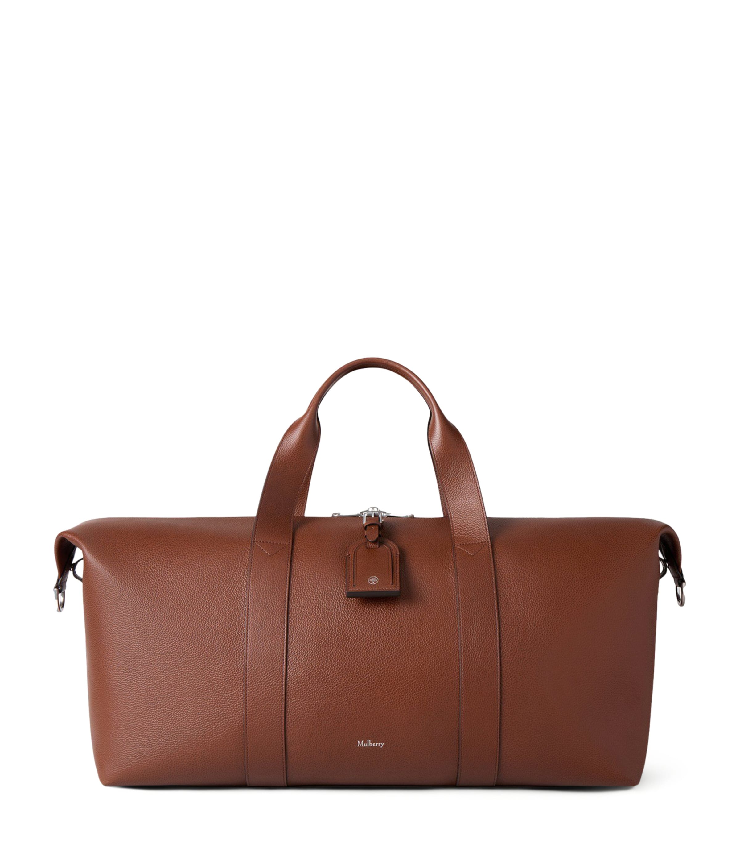 Mulberry Medium Leather Heritage Clipper Holdall