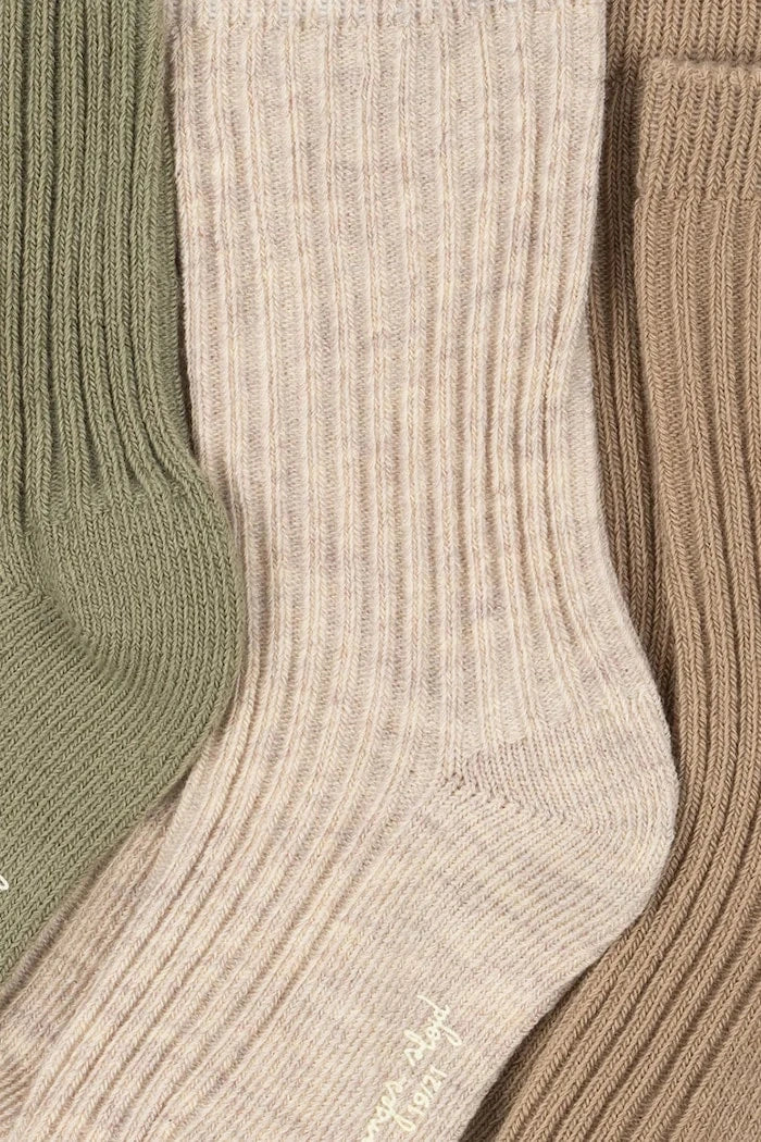 Konges Sløjd Çocuk Çorapları 3'lü RIB SOCKS