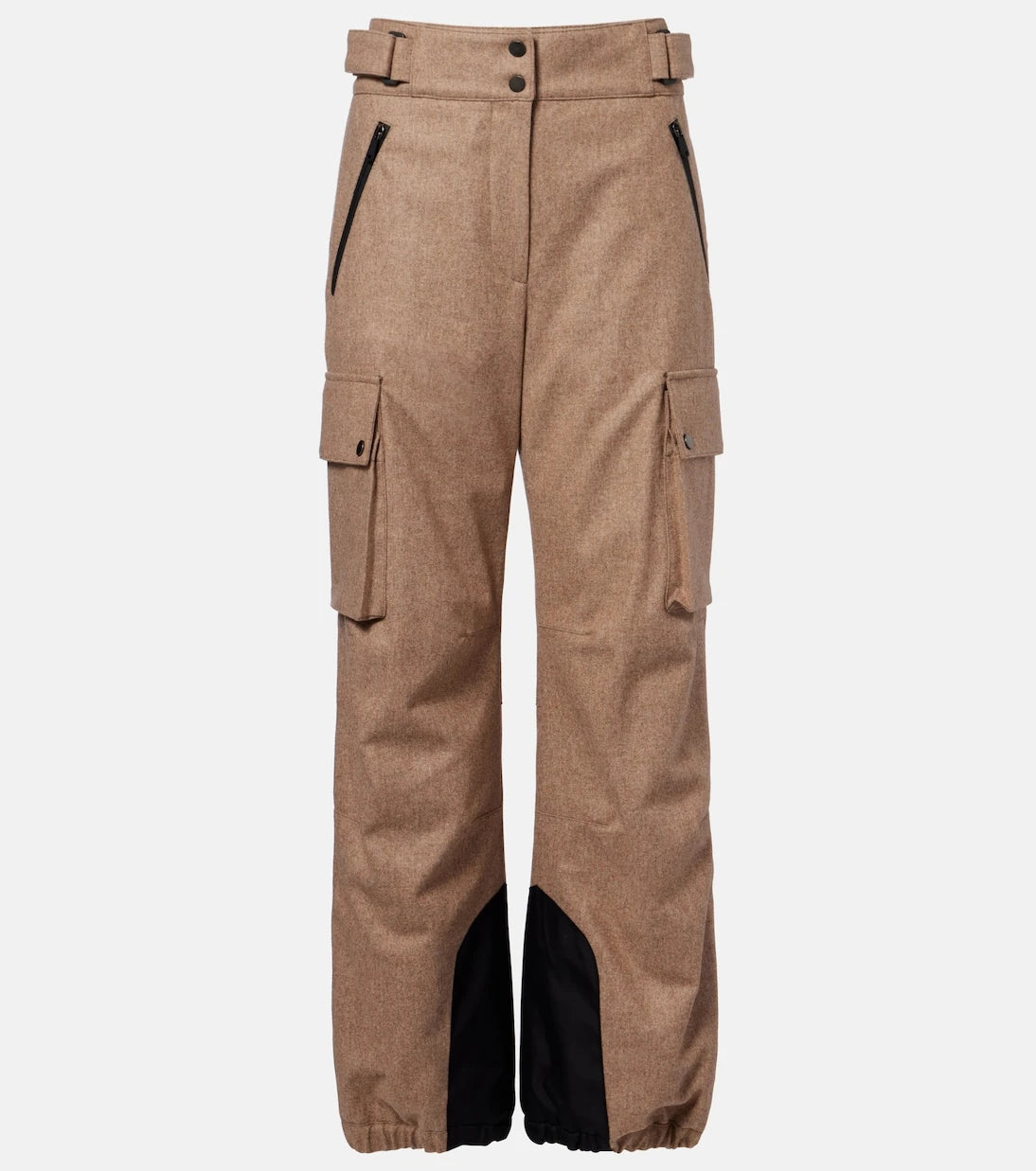 Brunello Cucinelli - Virgin wool flannel cargo pants