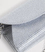 Judith Leiber Silver Rhinestone Taylor Clutch Bag