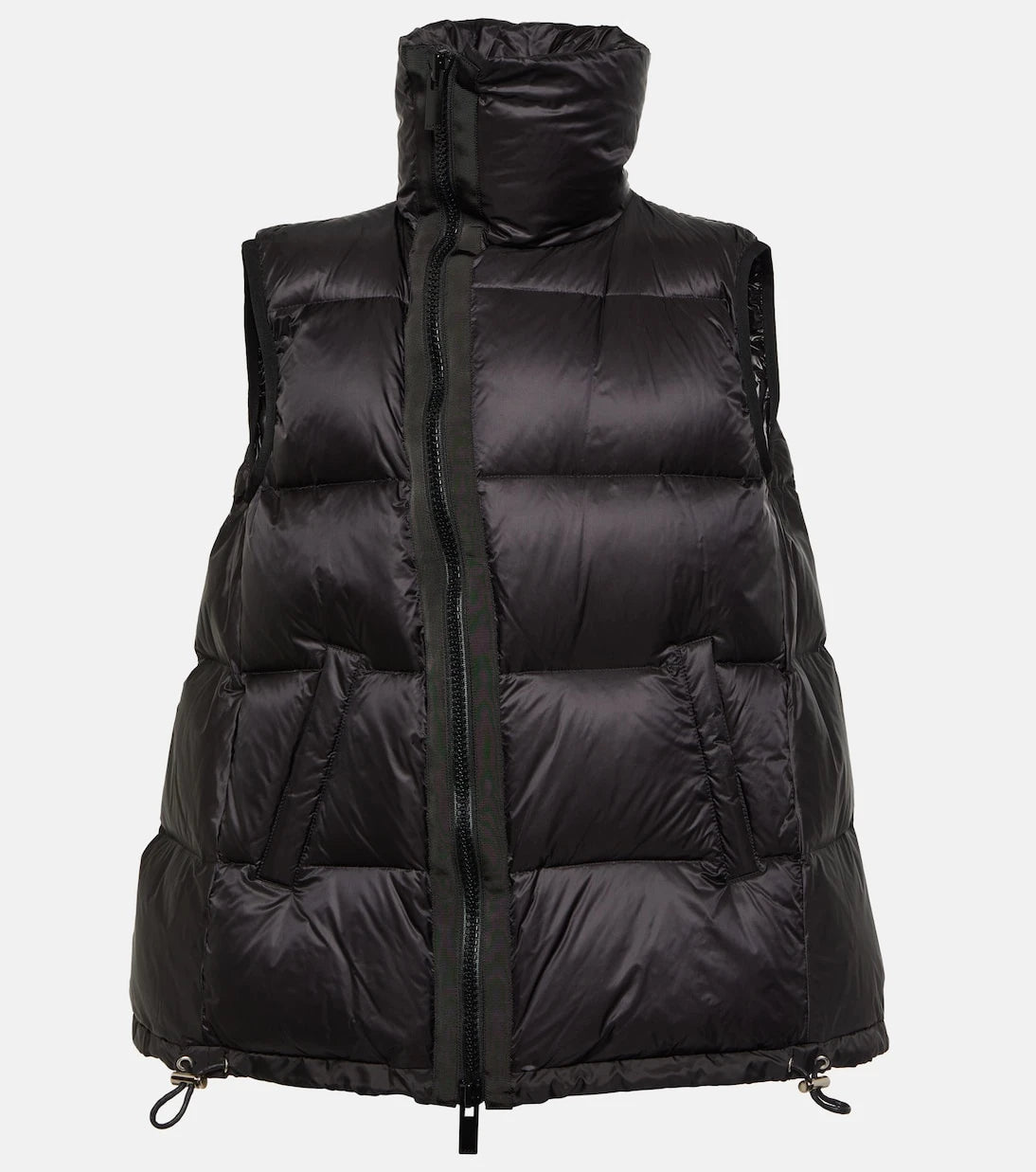 Sacai - Asymmetric quilted down vest