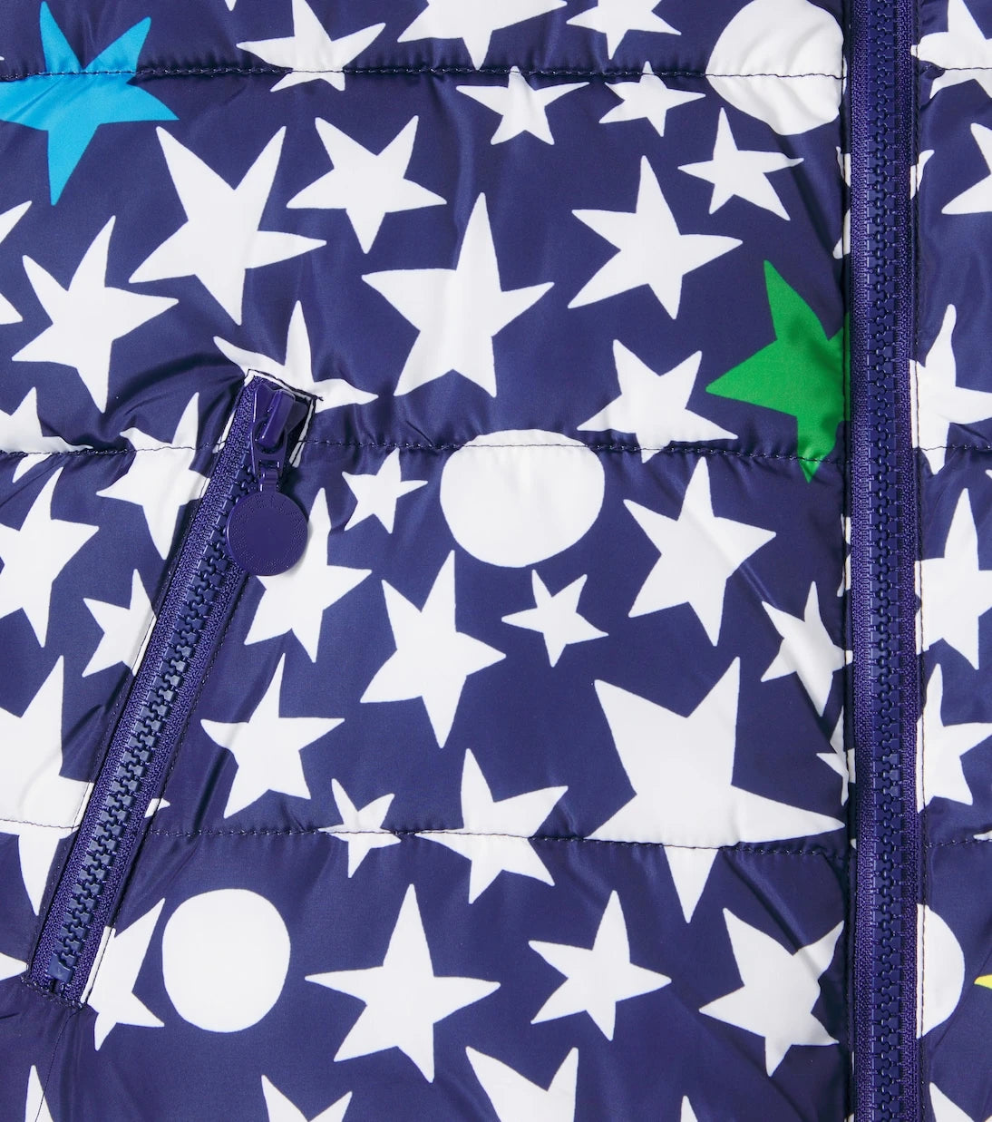 Stella McCartney Kids - جاكيت منفوخ مبطن بطبعة