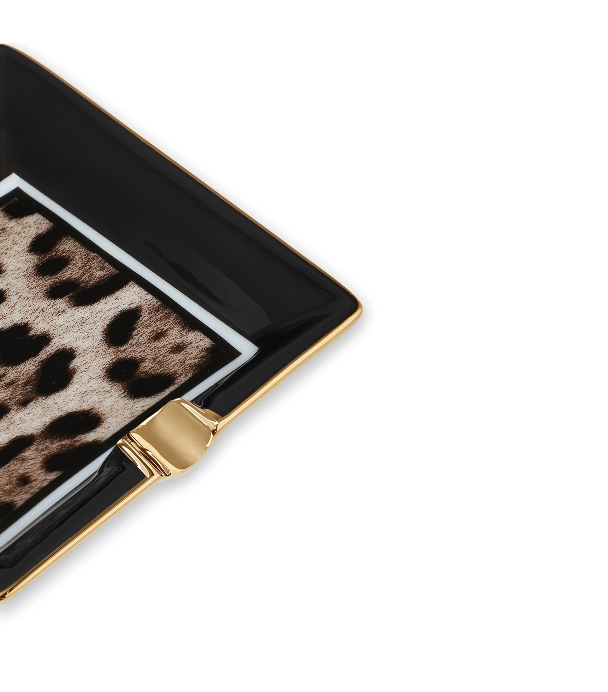 Dolce & Gabbana Casa Porcelain Leopard Ashtray