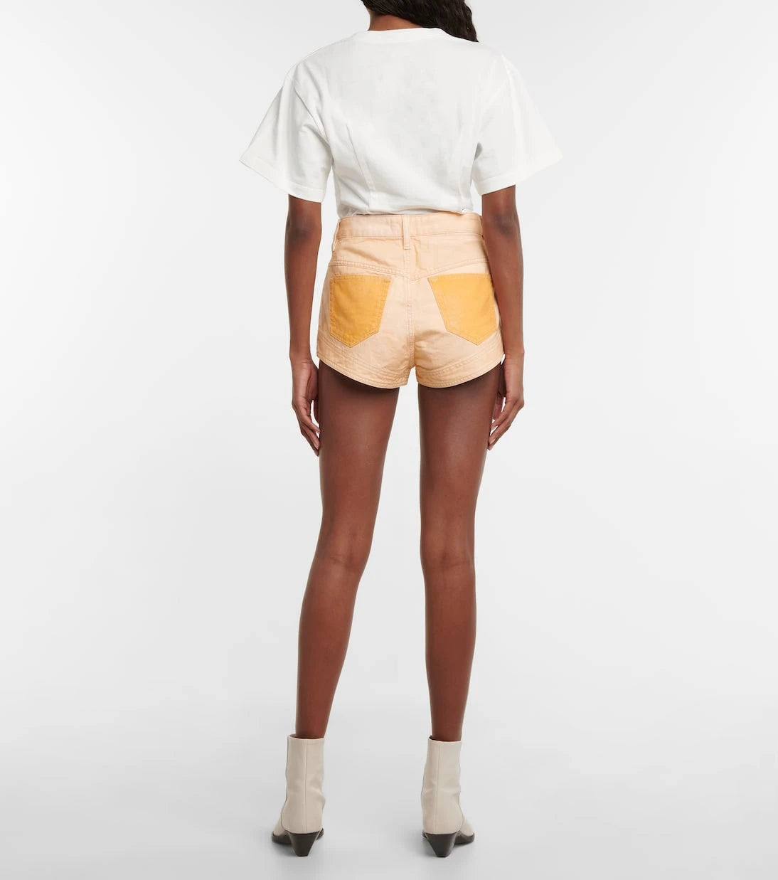 Isabel Marant - Neida embroidered denim shorts