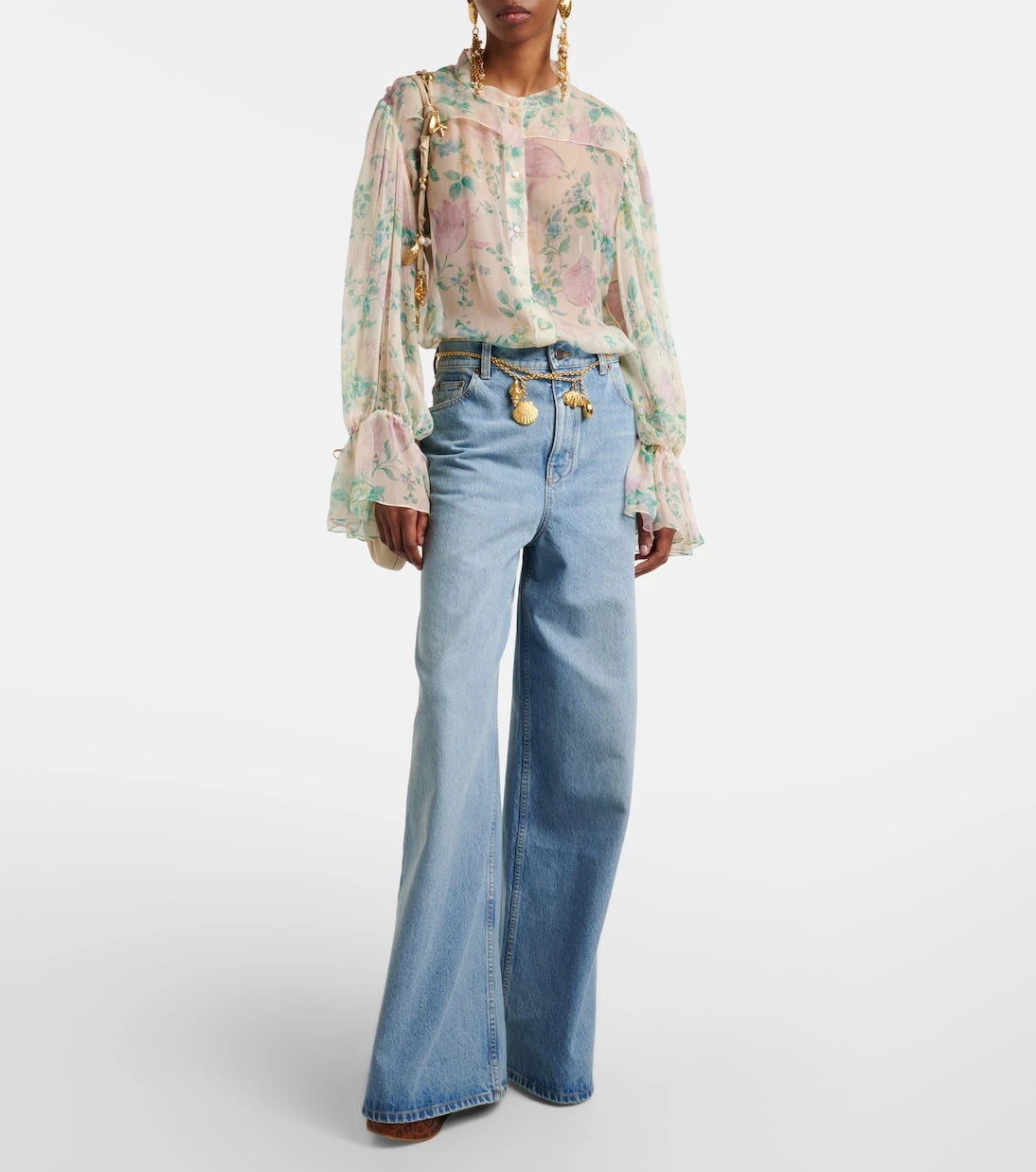 Chloé - Sheer silk top