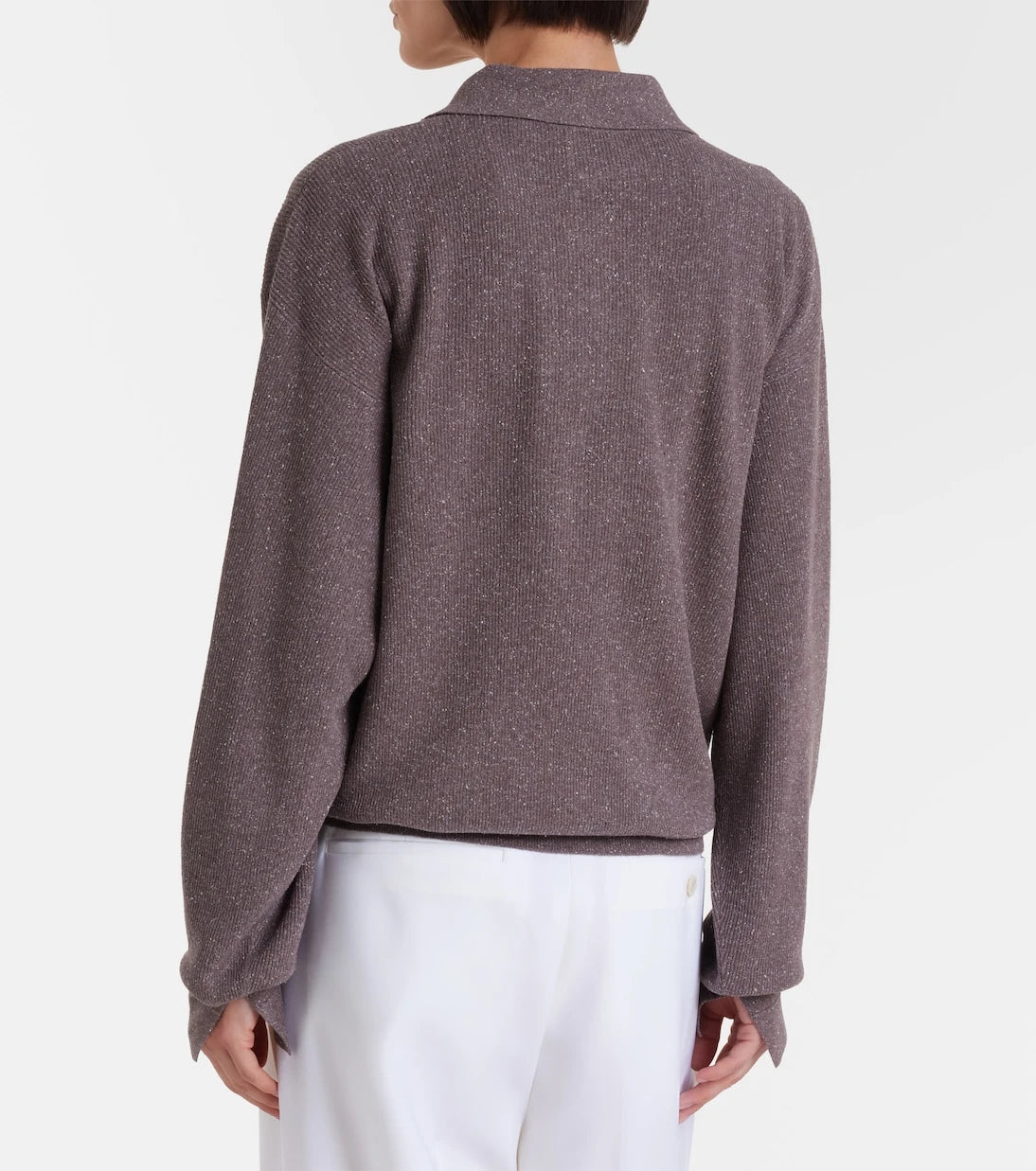 Calvin Klein Collection - Helga silk polo sweater