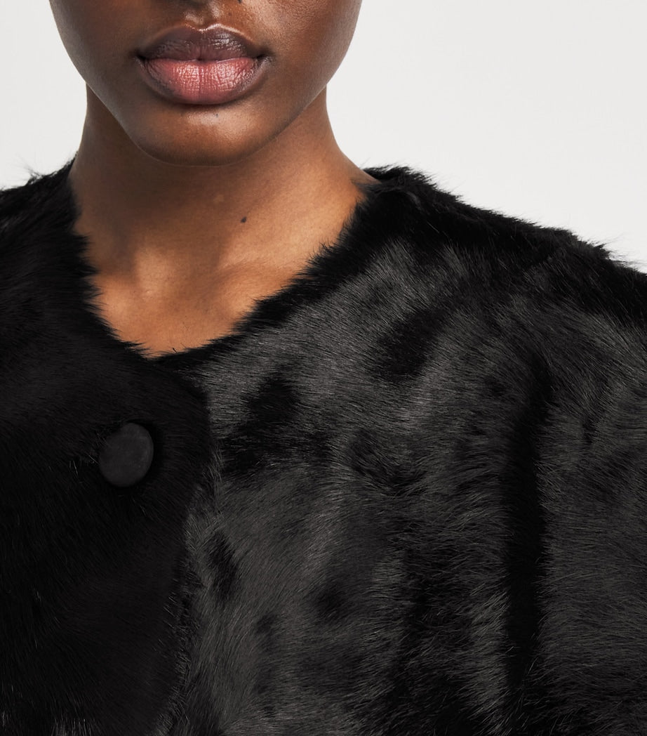 Cowhide Hackney Car Coat