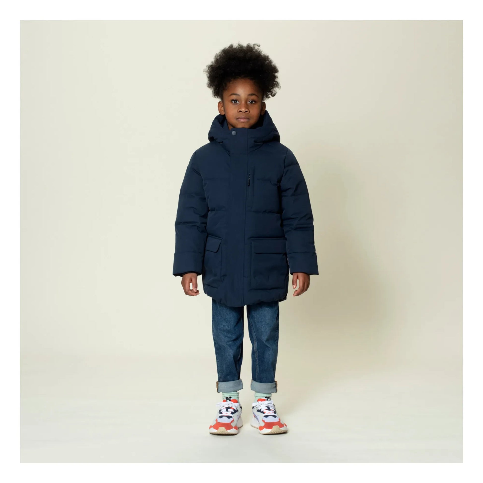 Gosoaky - Tiger Eye down jacket | Midnight blue