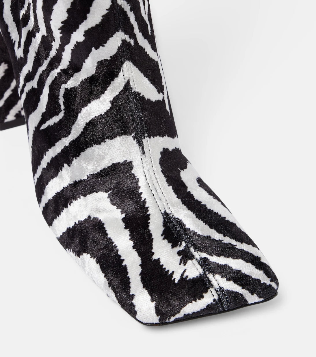 Amina Muaddi - Marine Stretch 95 velvet knee-high boots