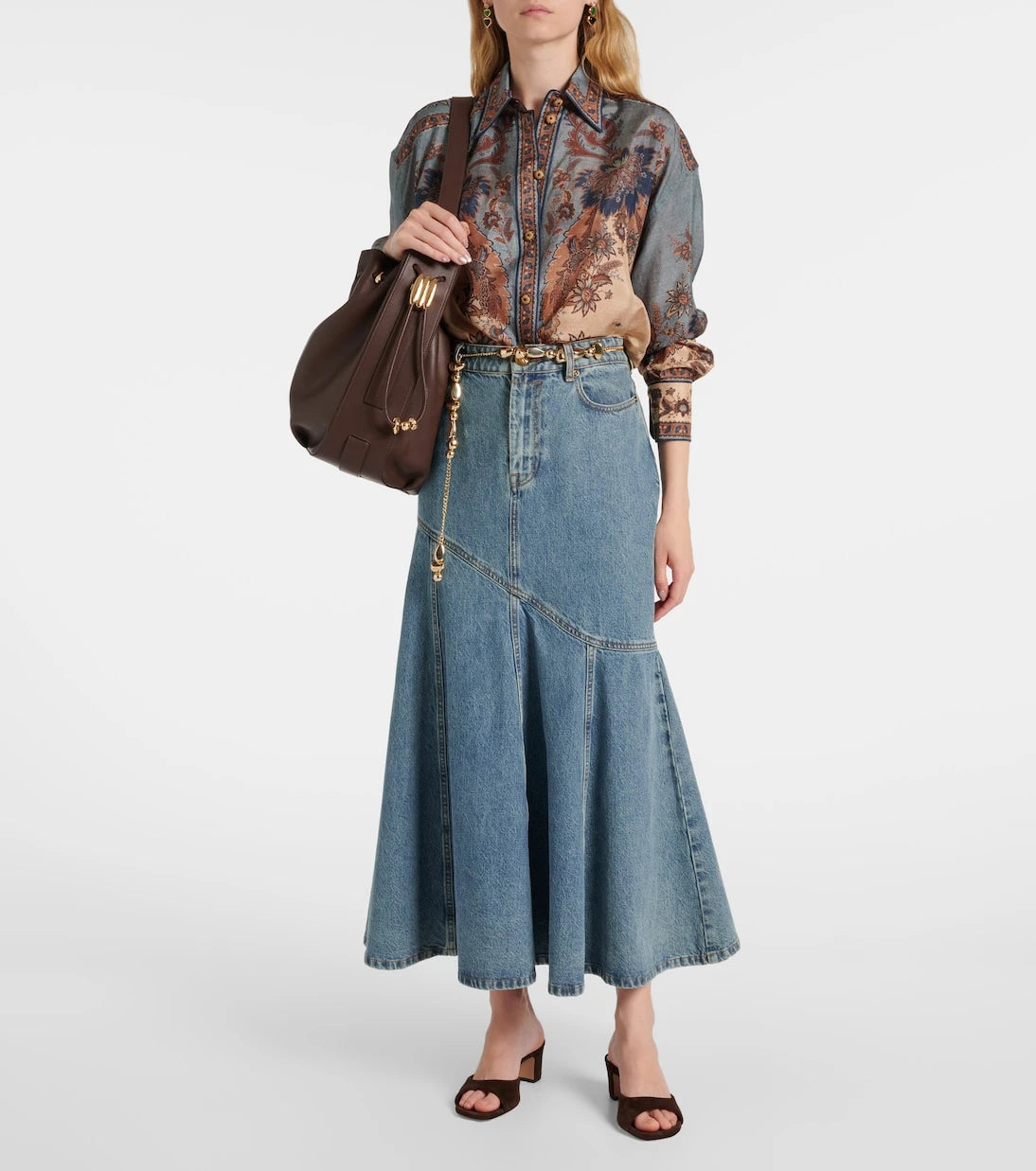 Zimmermann - Halcyon Large leather bucket bag