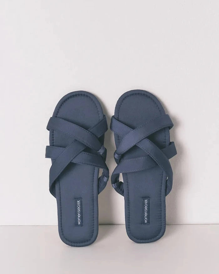 women'secret DB BLUE SLPRS Terlik