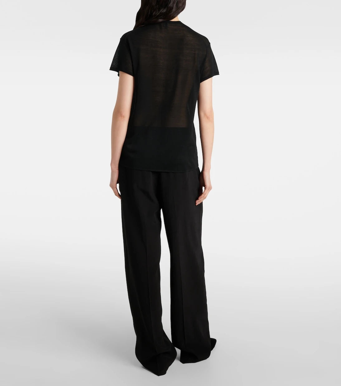 Toteme - Knitted silk t-shirt