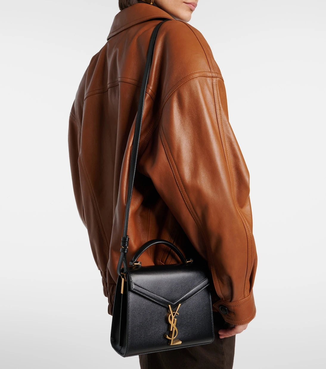 Saint Laurent - Cassandra Mini leather shoulder bag