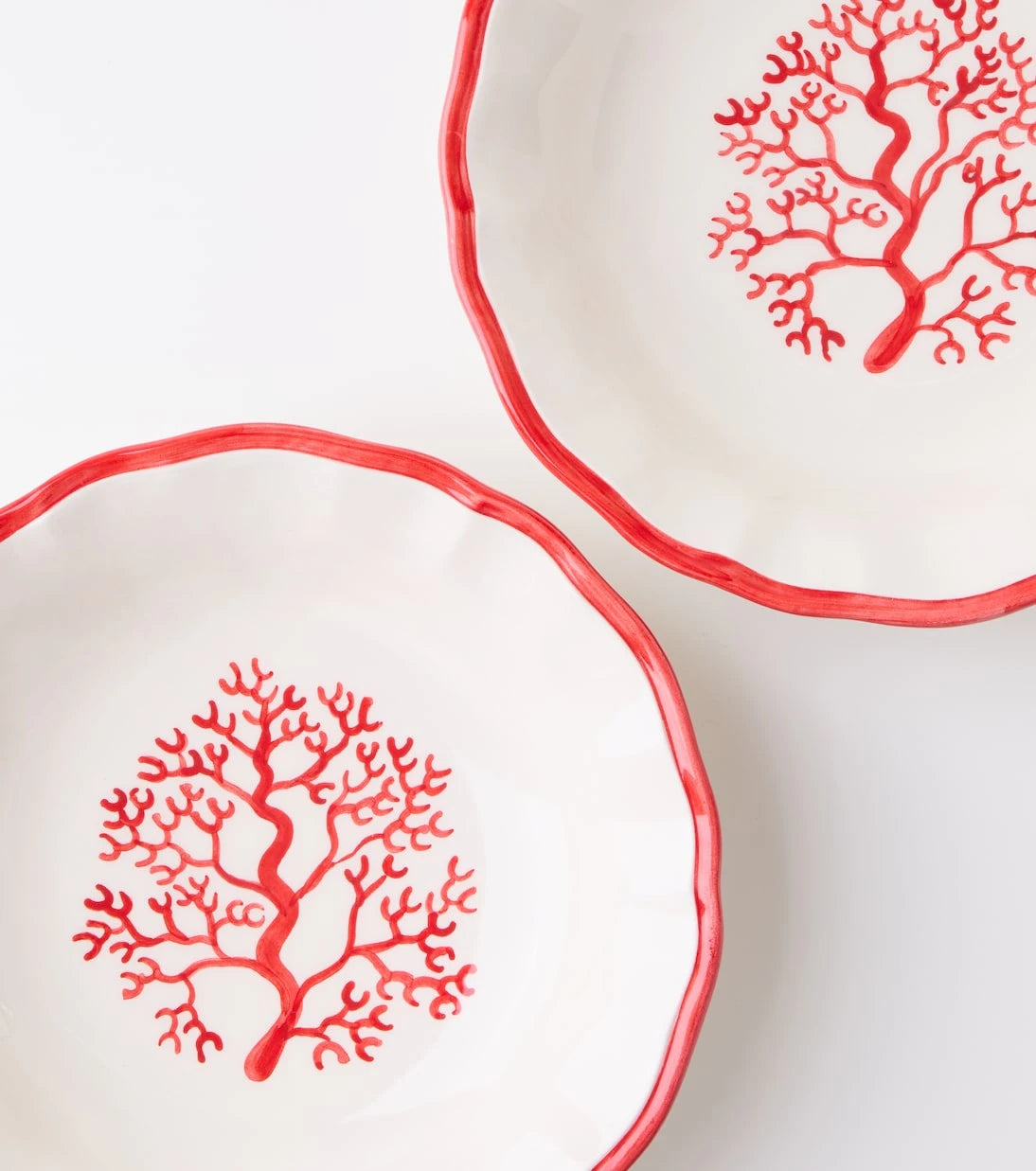 Les-Ottomans - Coral set of 4 ceramic bowls