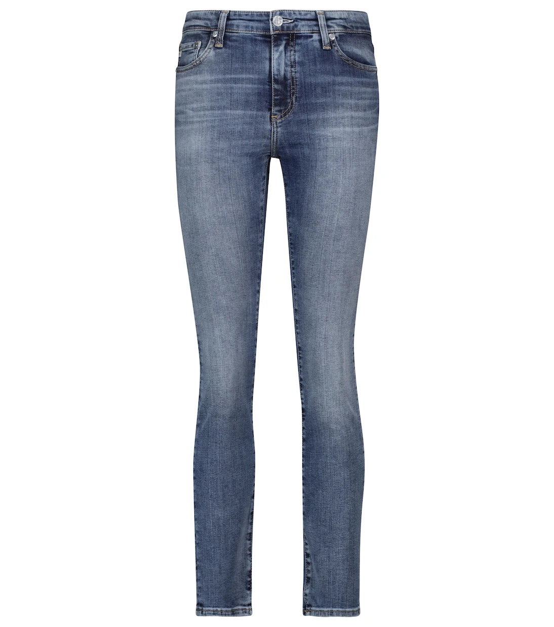 AG Jeans - Mari high-rise stretch-cotton jeans