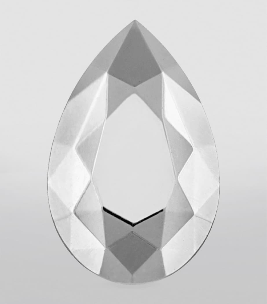 Maria Tash Faceted Pear Threaded Stud Earring (6.5mm)