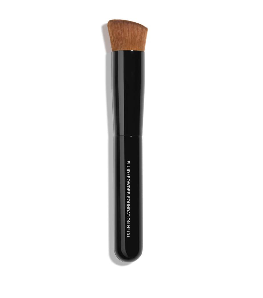 PINCEAU TEINT 2 EN 1 - FLUIDE ET POUDRE N°101? 2-in-1 Foundation Brush Fluid and Powder