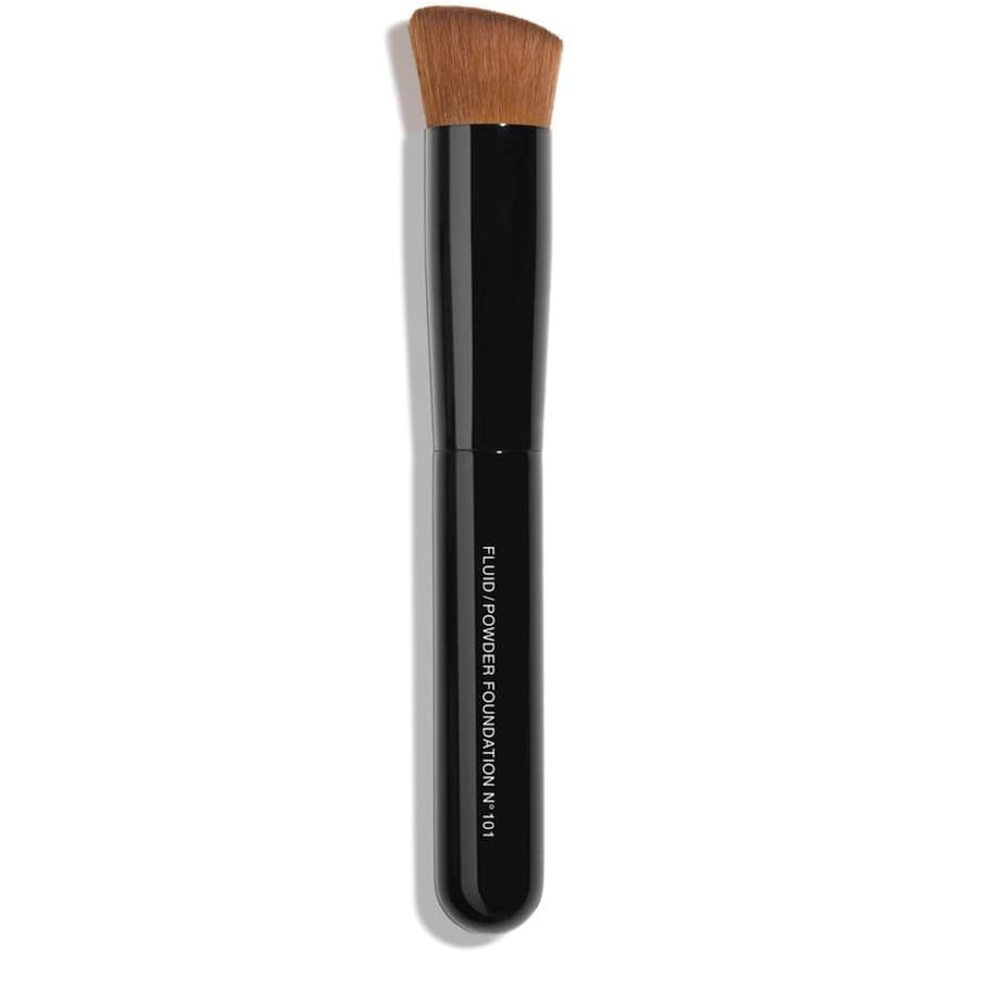PINCEAU TEINT 2 EN 1 - FLUIDE ET POUDRE N°101? 2-in-1 Foundation Brush Fluid and Powder