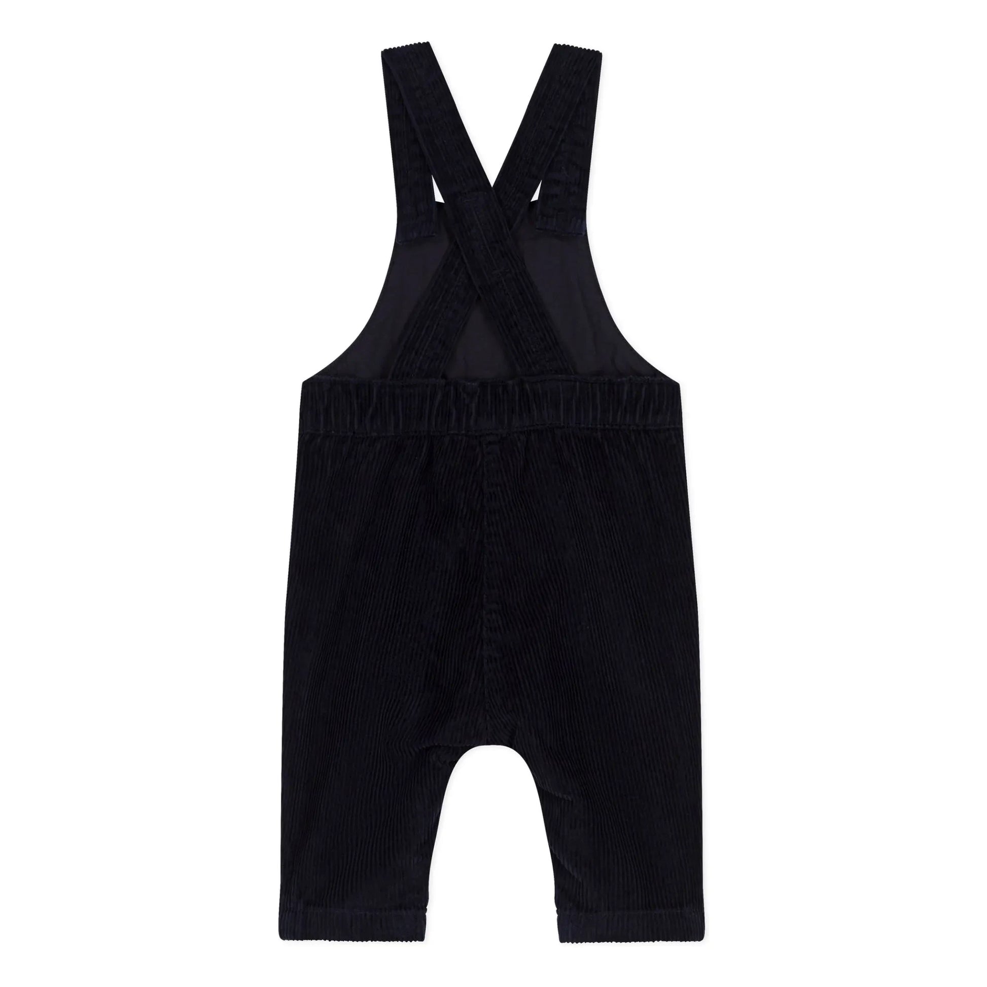 Petit Bateau - Corduroy dungarees | Navy blue
