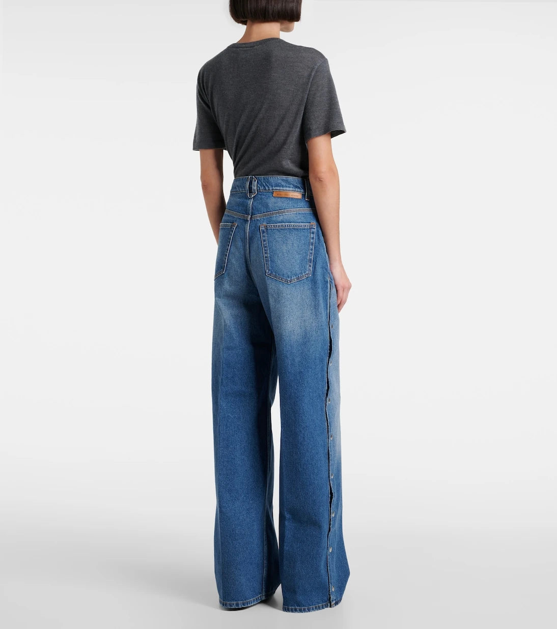 Stella McCartney - Mid-rise wide-leg jeans