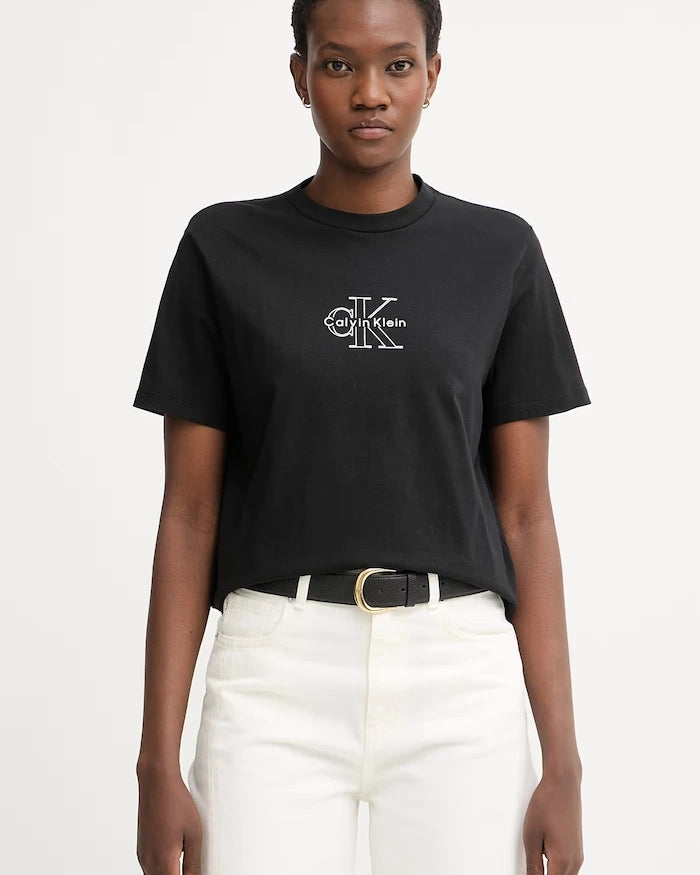 Calvin Klein Jeans kadın pamuklu tişört