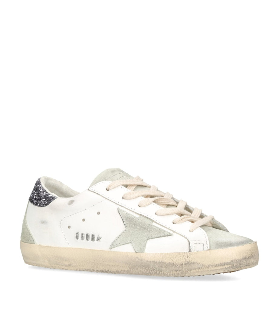 Golden Goose White Leather Superstar Sneakers