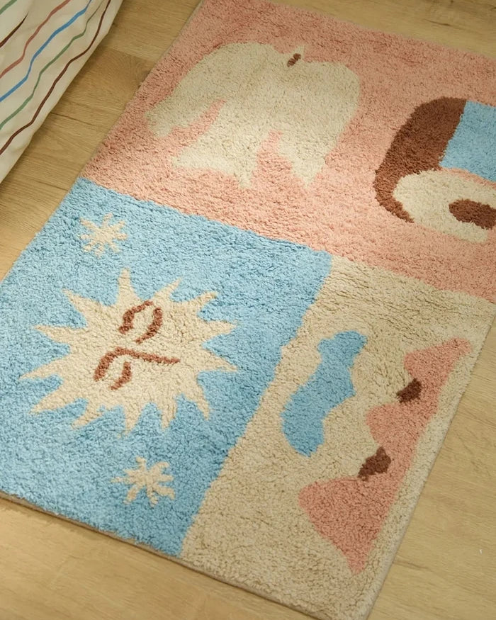 Calma House Camp Pamuklu Kilim 60 x 90 cm